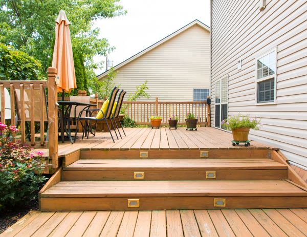 Wooden Patio Installation in Brighton